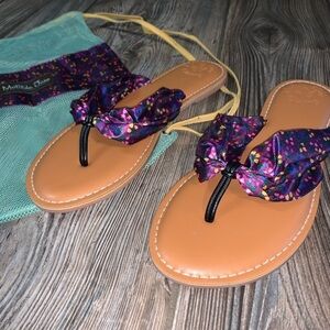 NEW Matilda Jane Purple Floral Sandals
